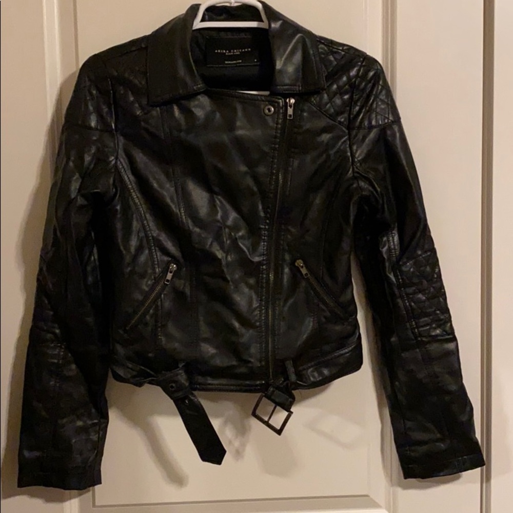 Black pleather jacket